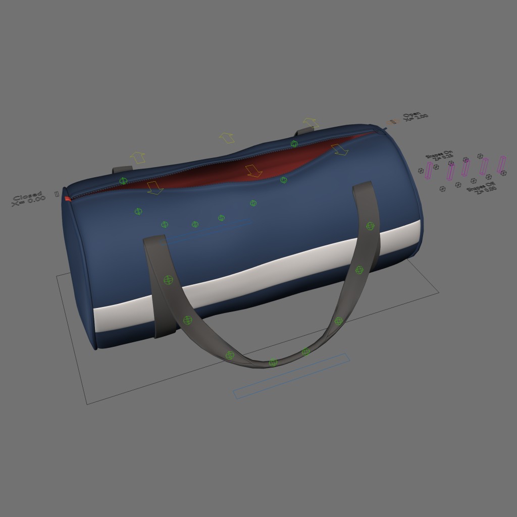 Sport Bag Rigged preview image 1